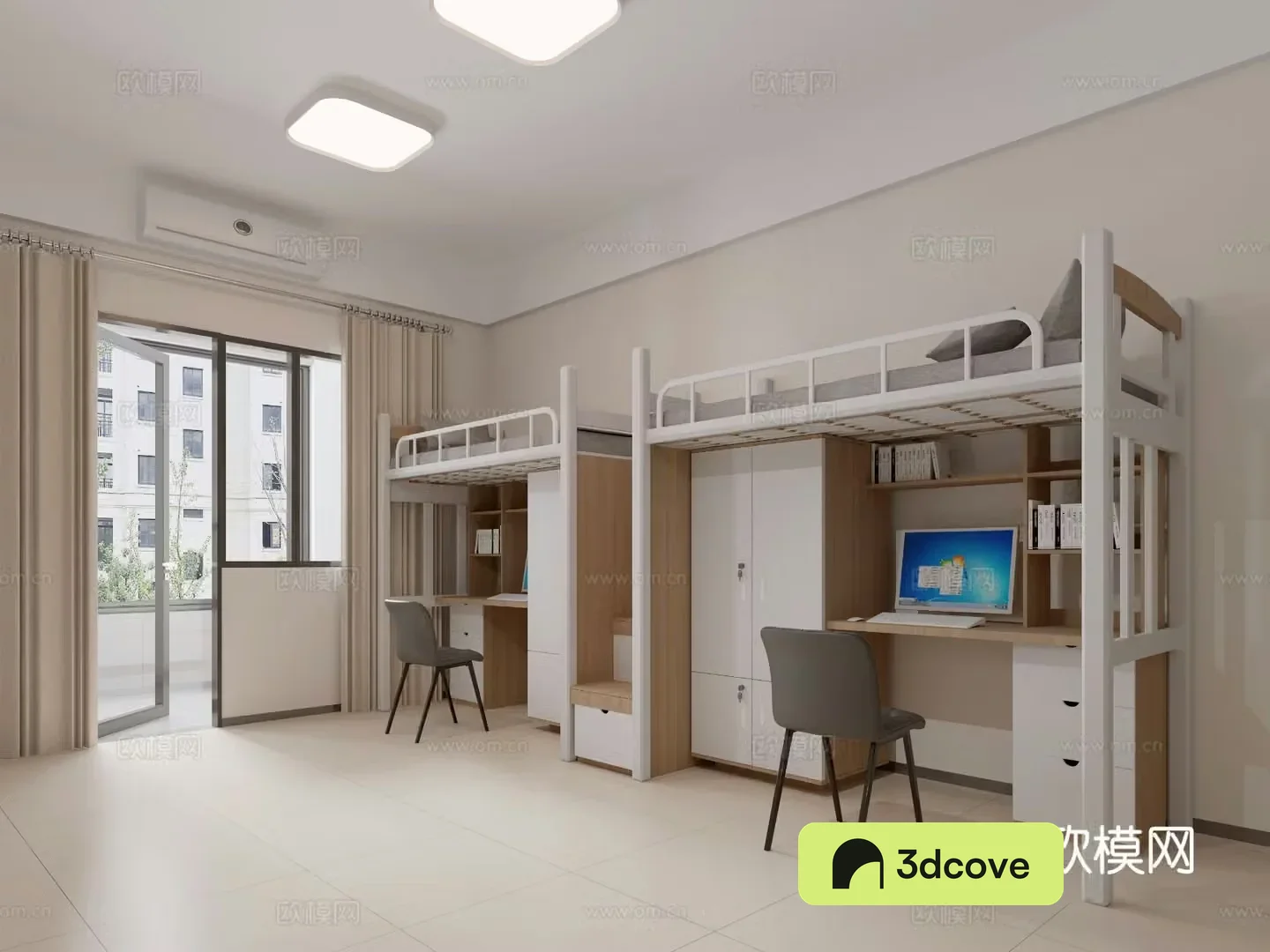 Modern student dormitory staff dormitory school dormitory
