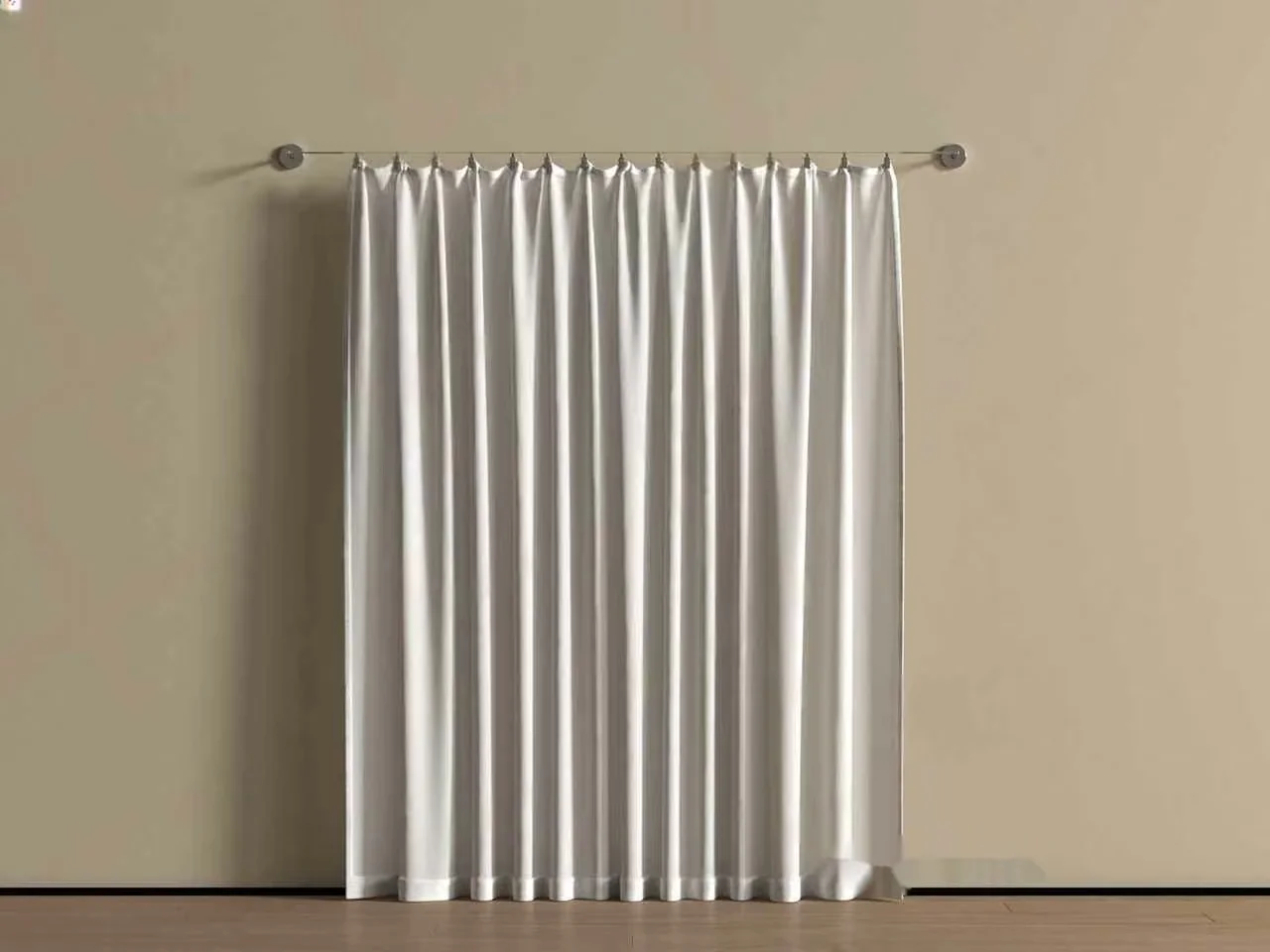 White Shower Curtain 3D Model – 18812 – VRAY Render