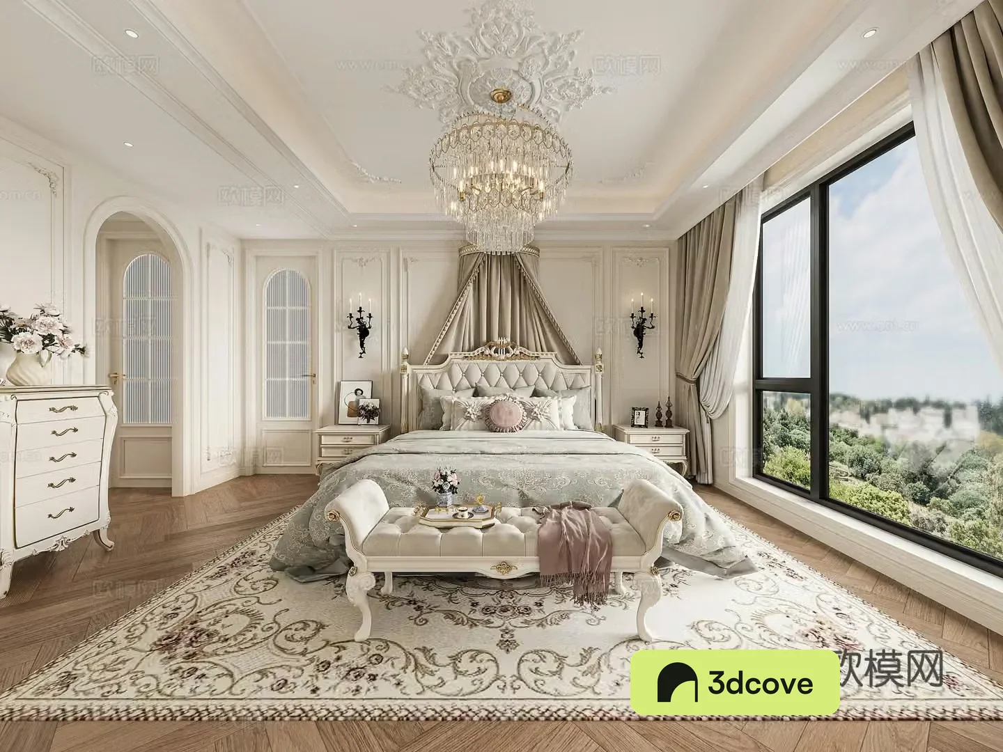 French bedroom