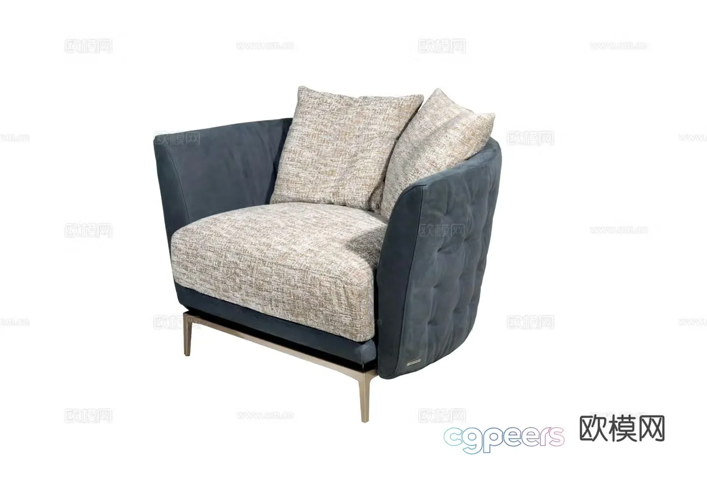 Visionnaire LEGEND Single-person sofa 3d model