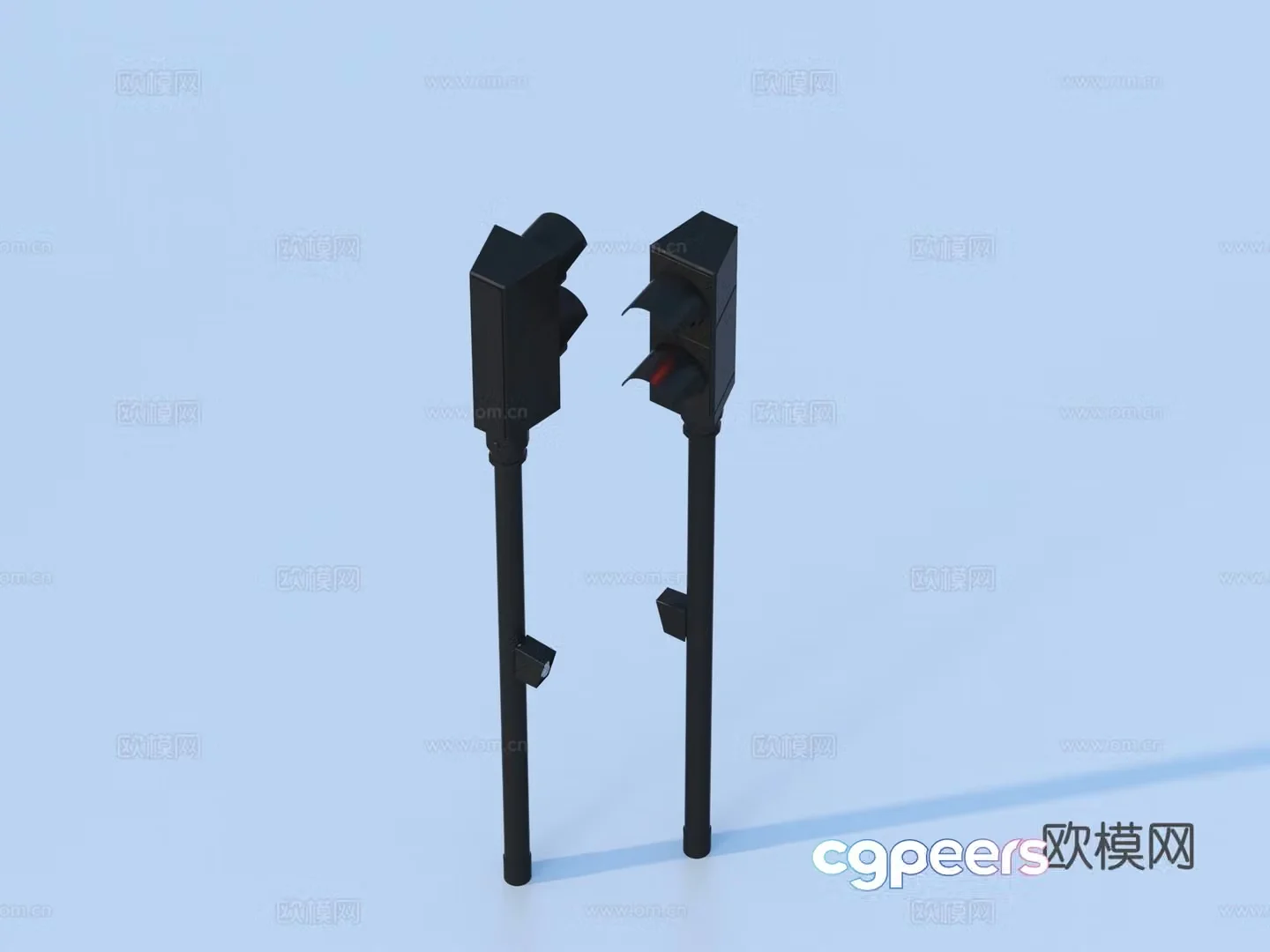 Traffic light Traffic light Indicator light 3d model