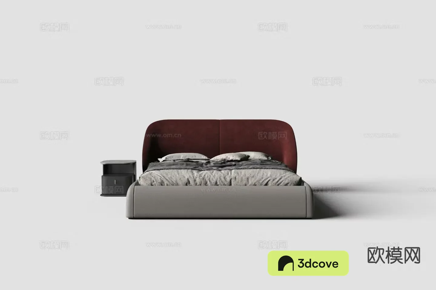 Modern double bed