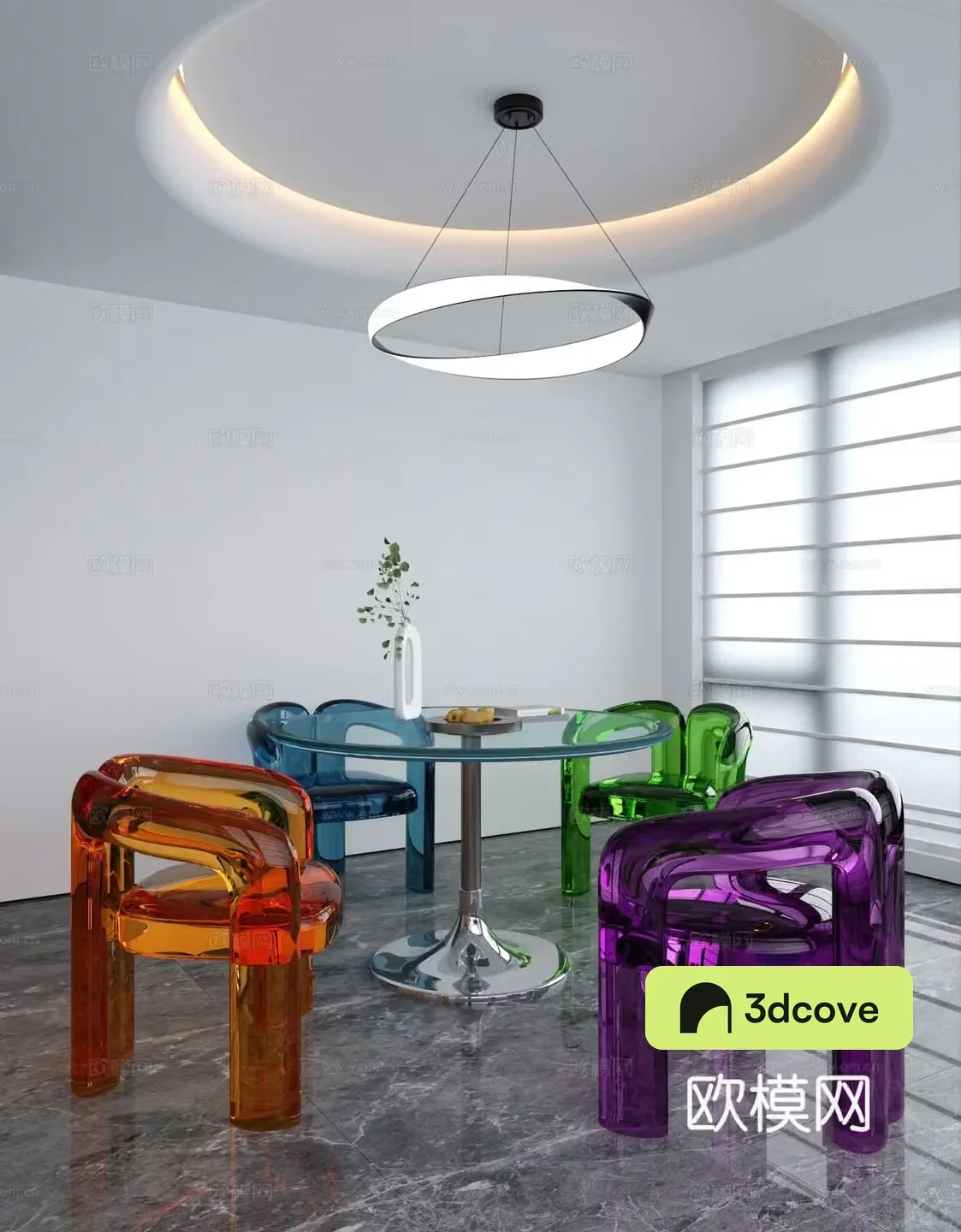 Leisure table and chair