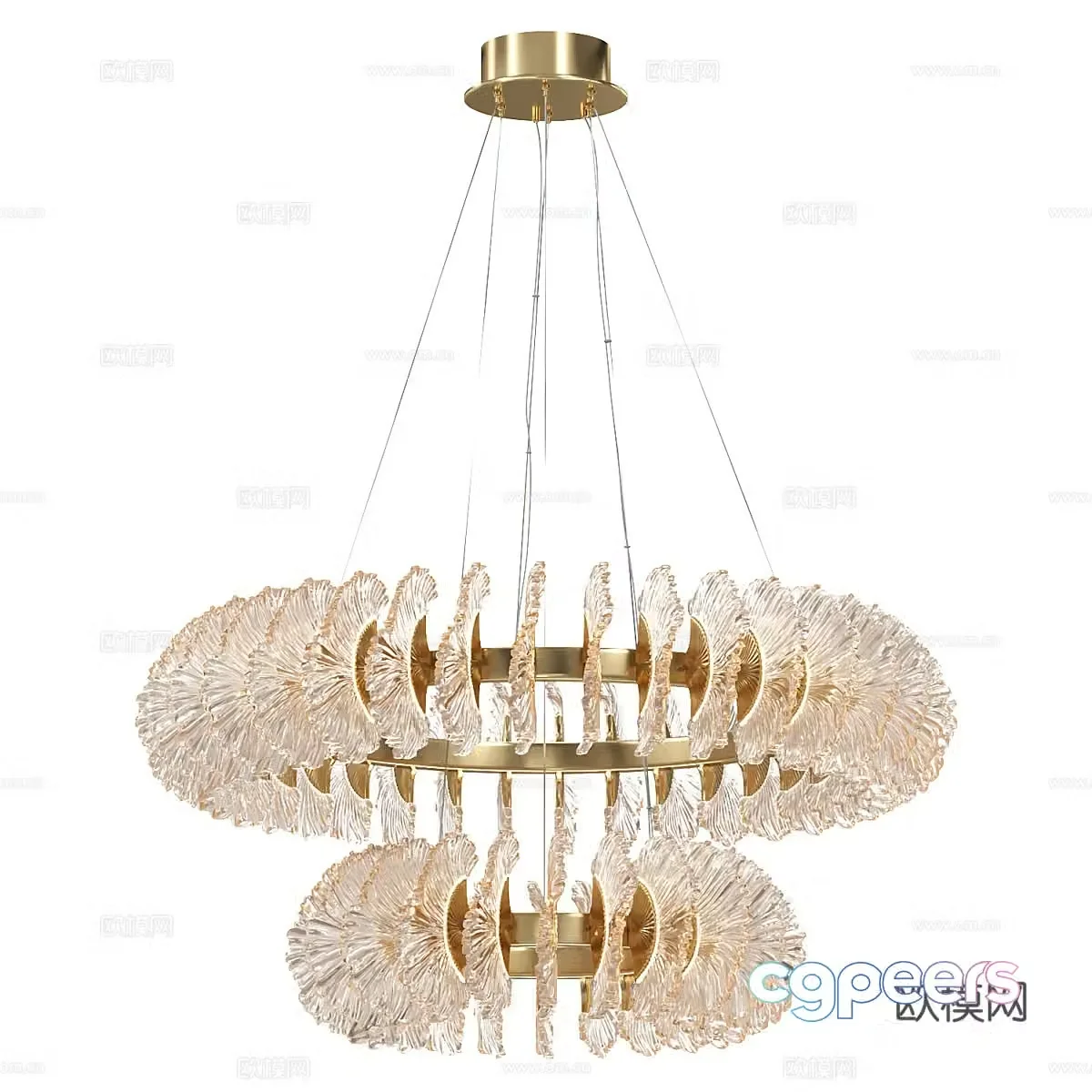 Modern simple light luxury chandeliers chandeliers simple chandeliers restaurant chandeliers living room chandeliers lamp 3d model
