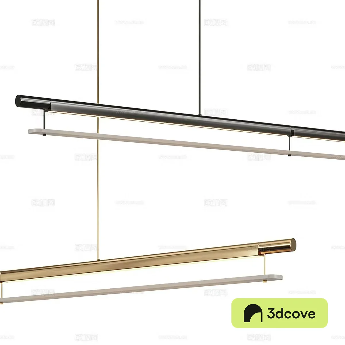 New Chinese -style long chandelier