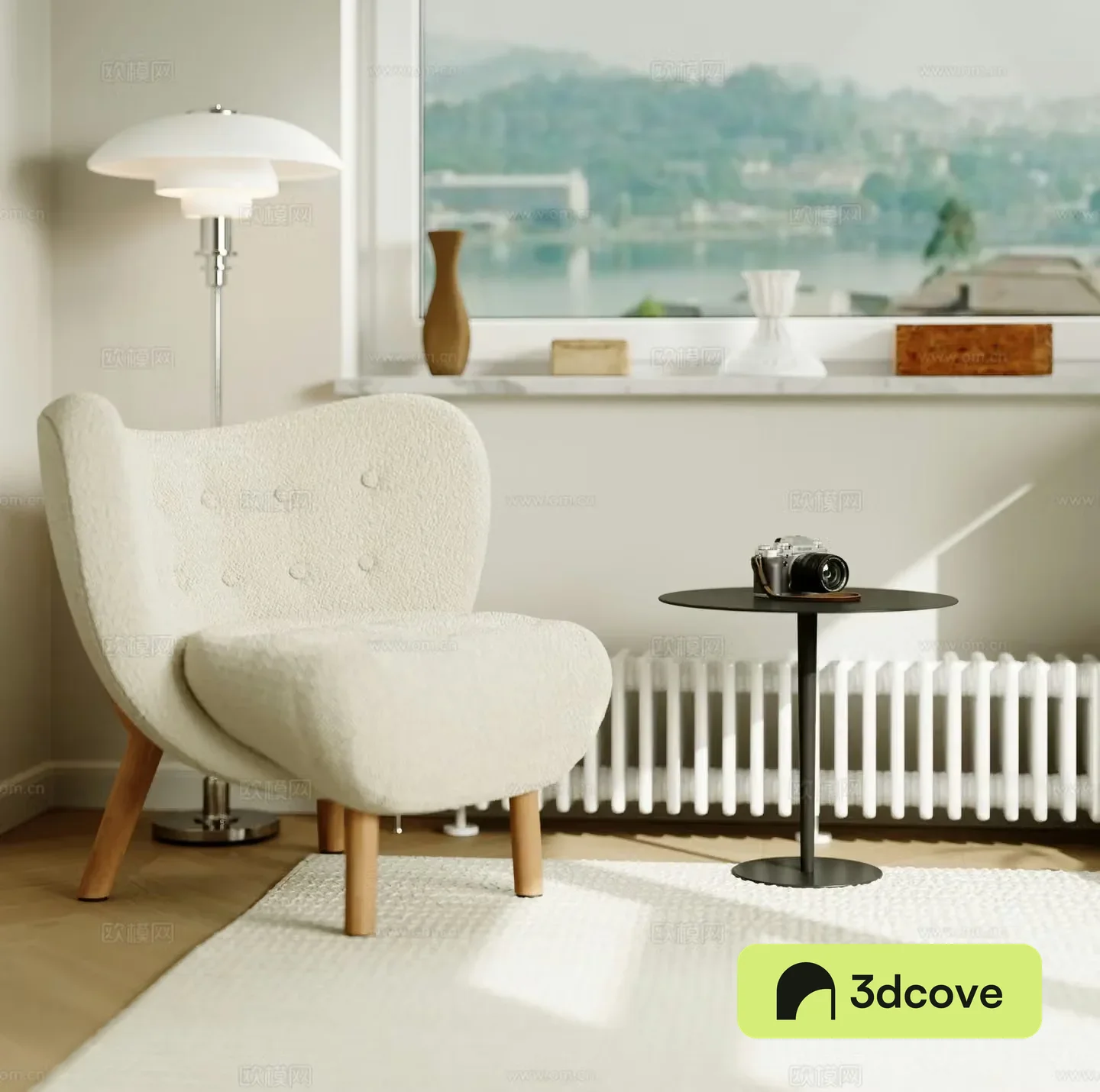 Modern single sofa