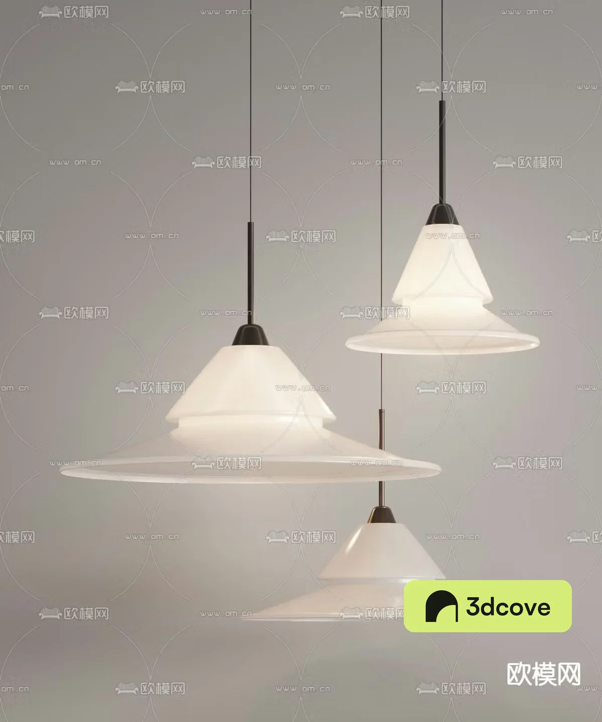Flos round small chandelier