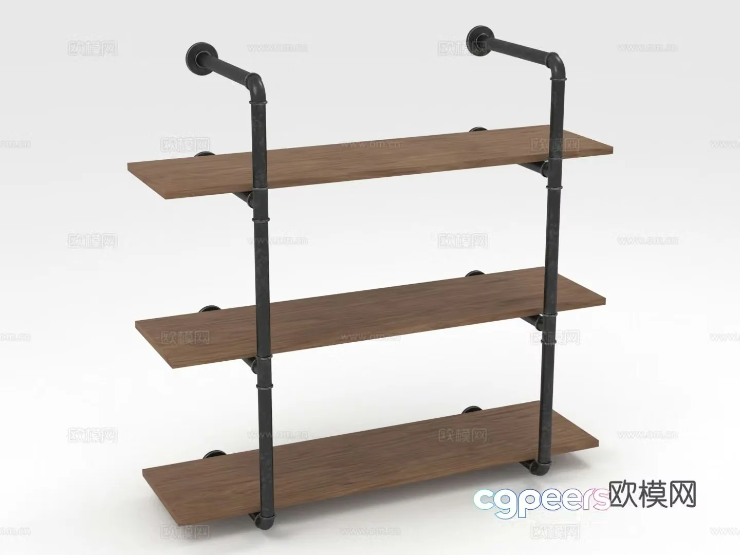 Wall shelf Shelf Bookshelf Exhibition shelf 3D model