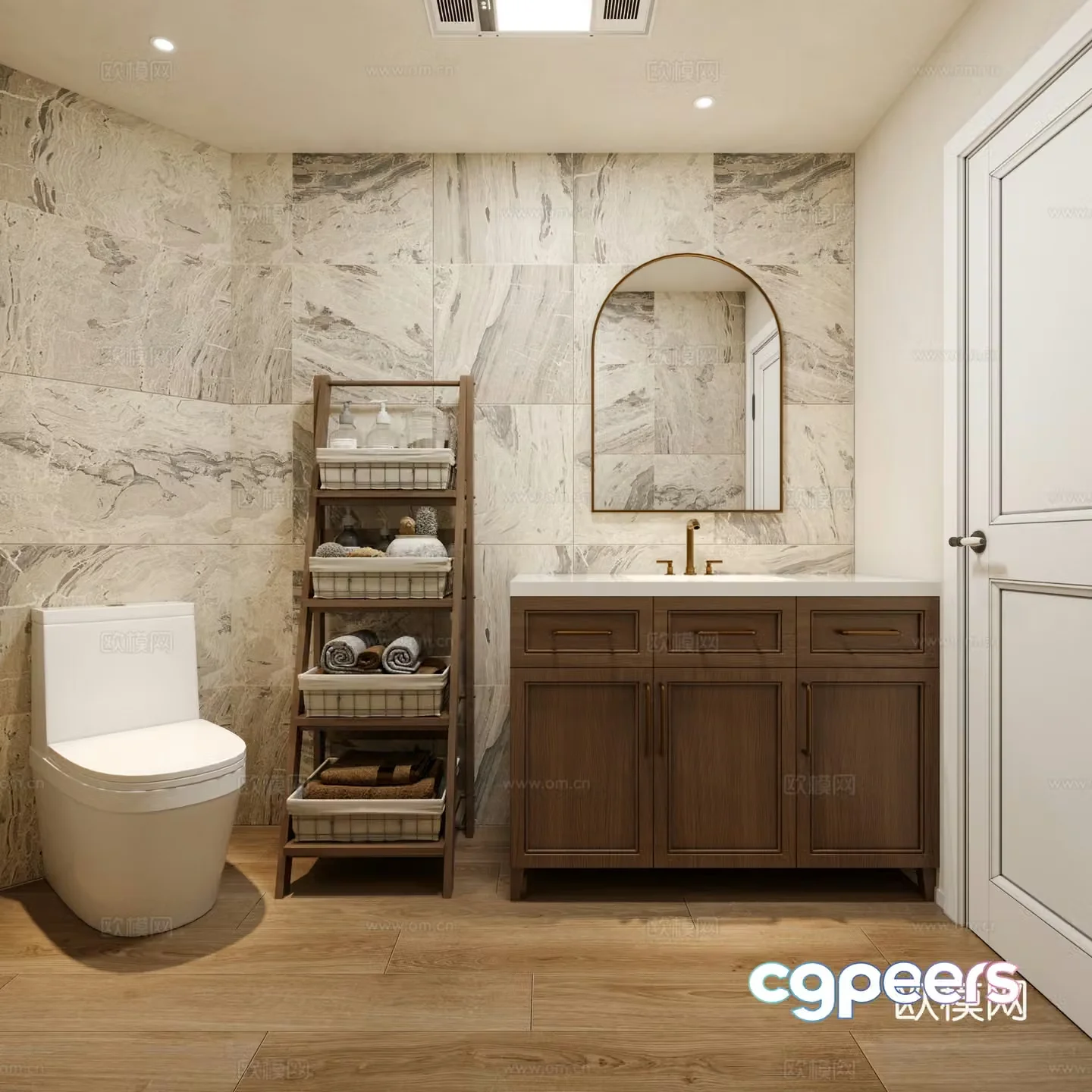 Modern bathroom 3d model