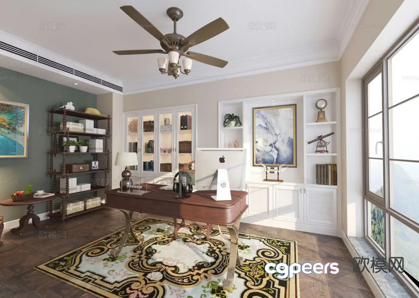 American study 3d model