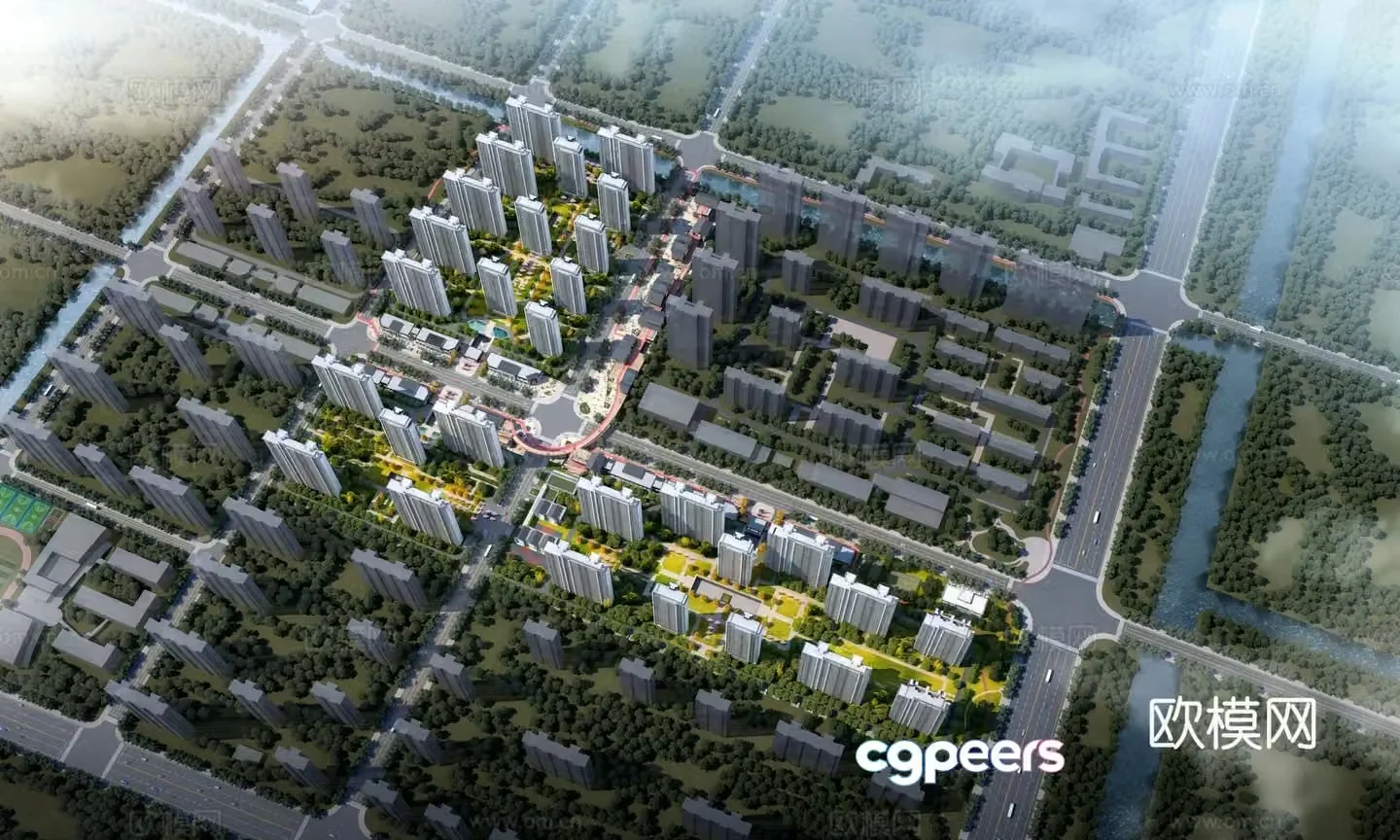 Bird’s eye view planning 3D model