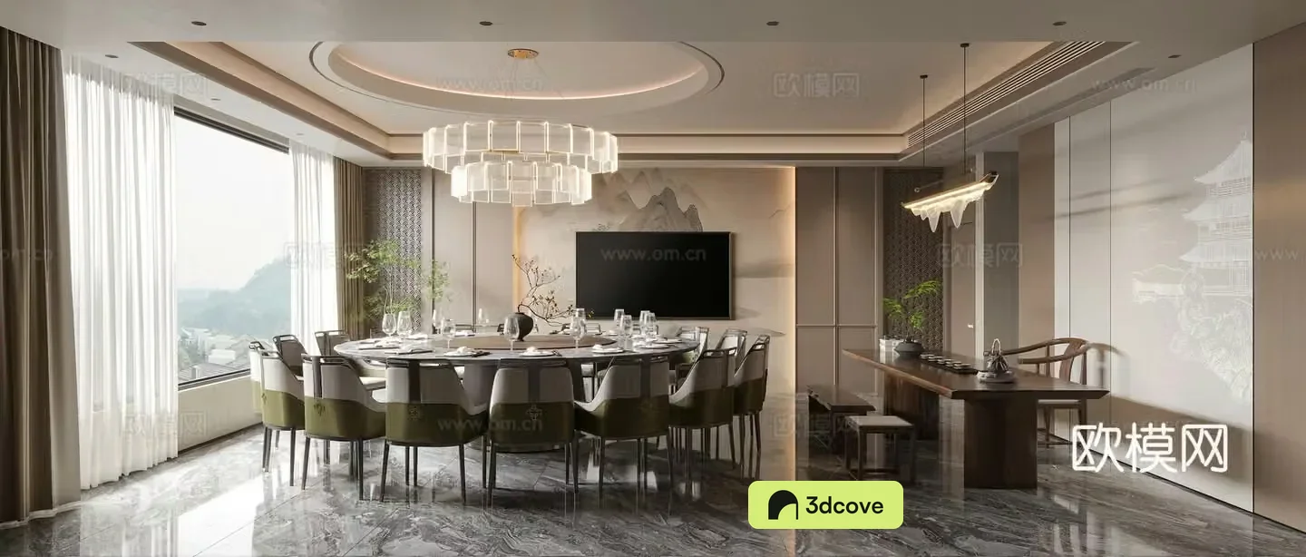 New Chinese private room