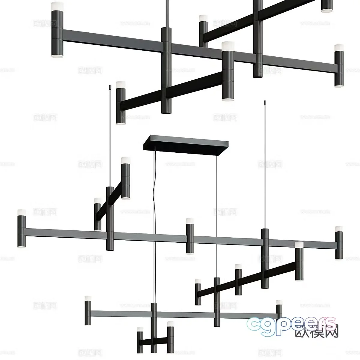 Creative chandelier 3d model