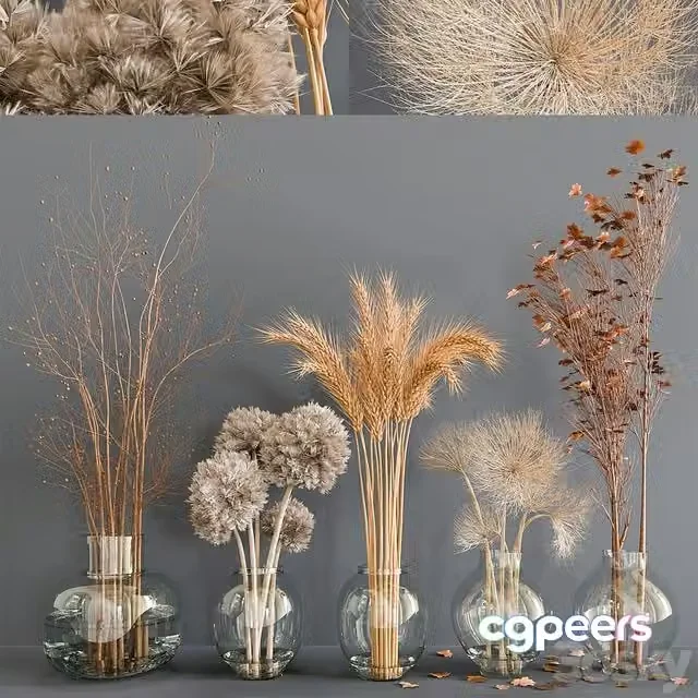 3ds Max Free – Autumn Bouquets