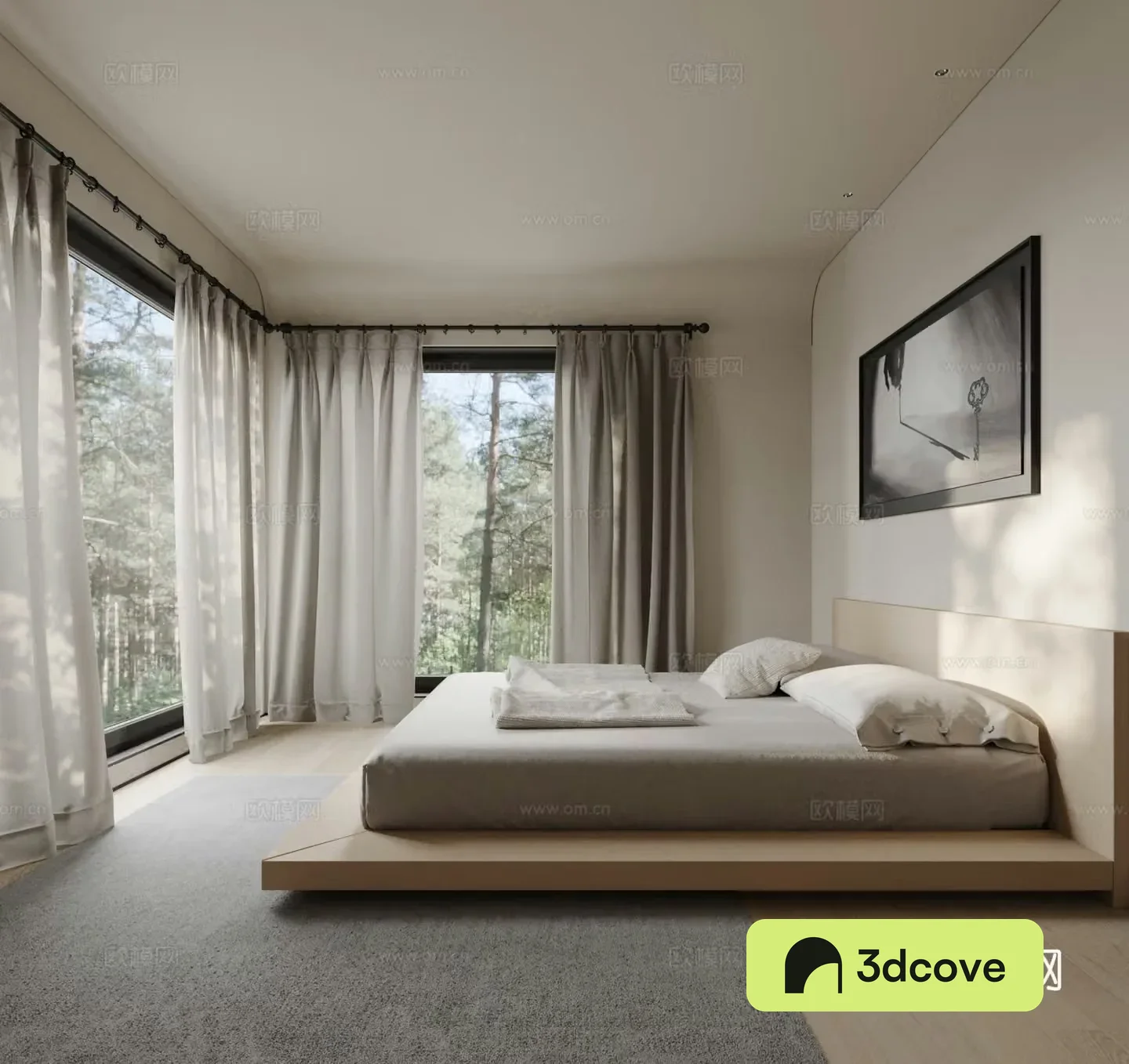 Modern bedroom