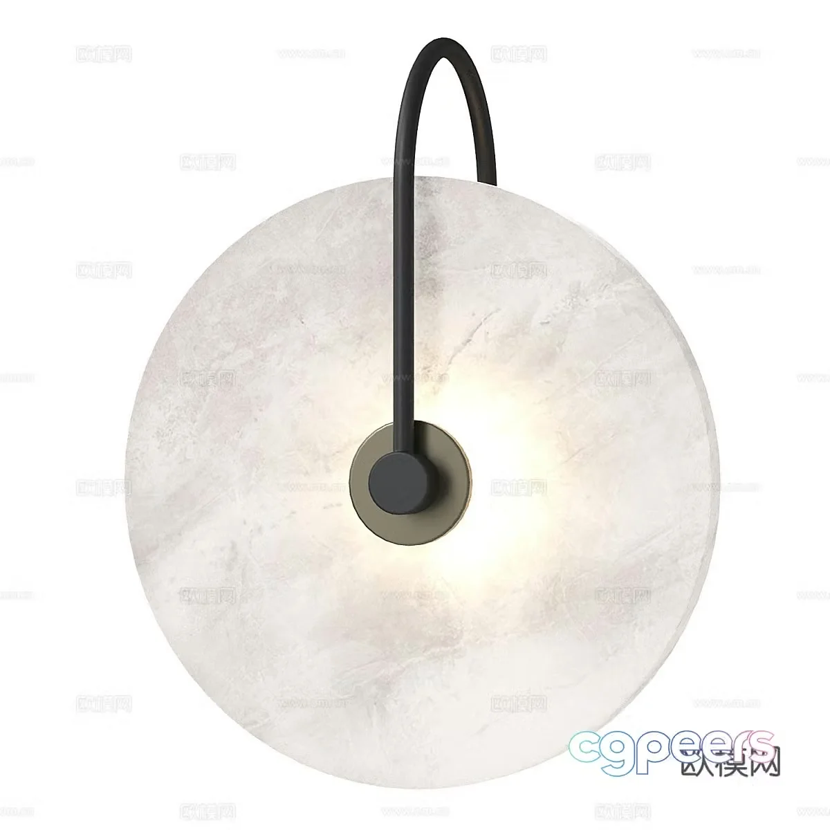 New Chinese style wall lamp 3d model