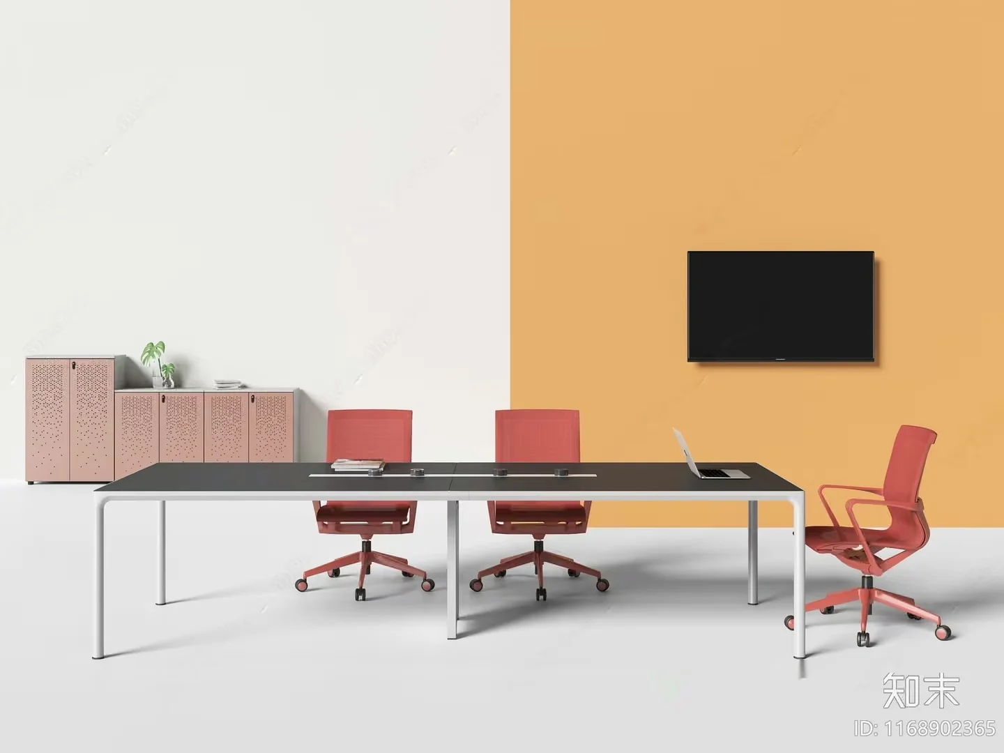 Modern Office Furniture 3D Model – 20400 – VRAY Render