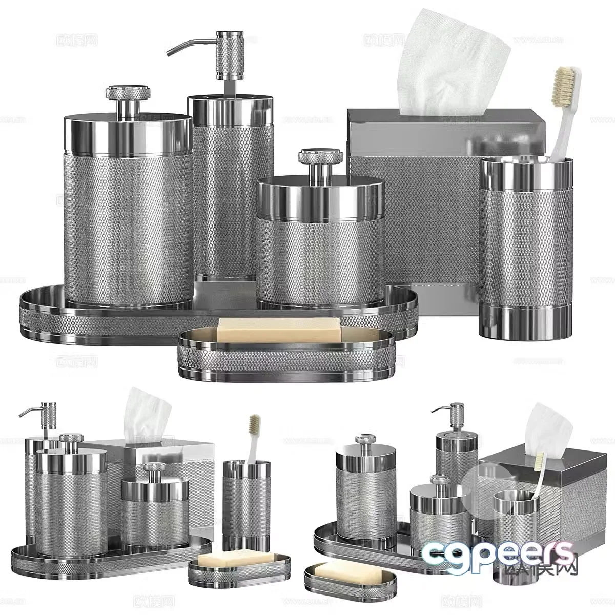 Bathroom supplies Bathroom accessories Bathroom accessories Bathroom accessories Bathroom accessories Bathroom supplies Soap 3d model