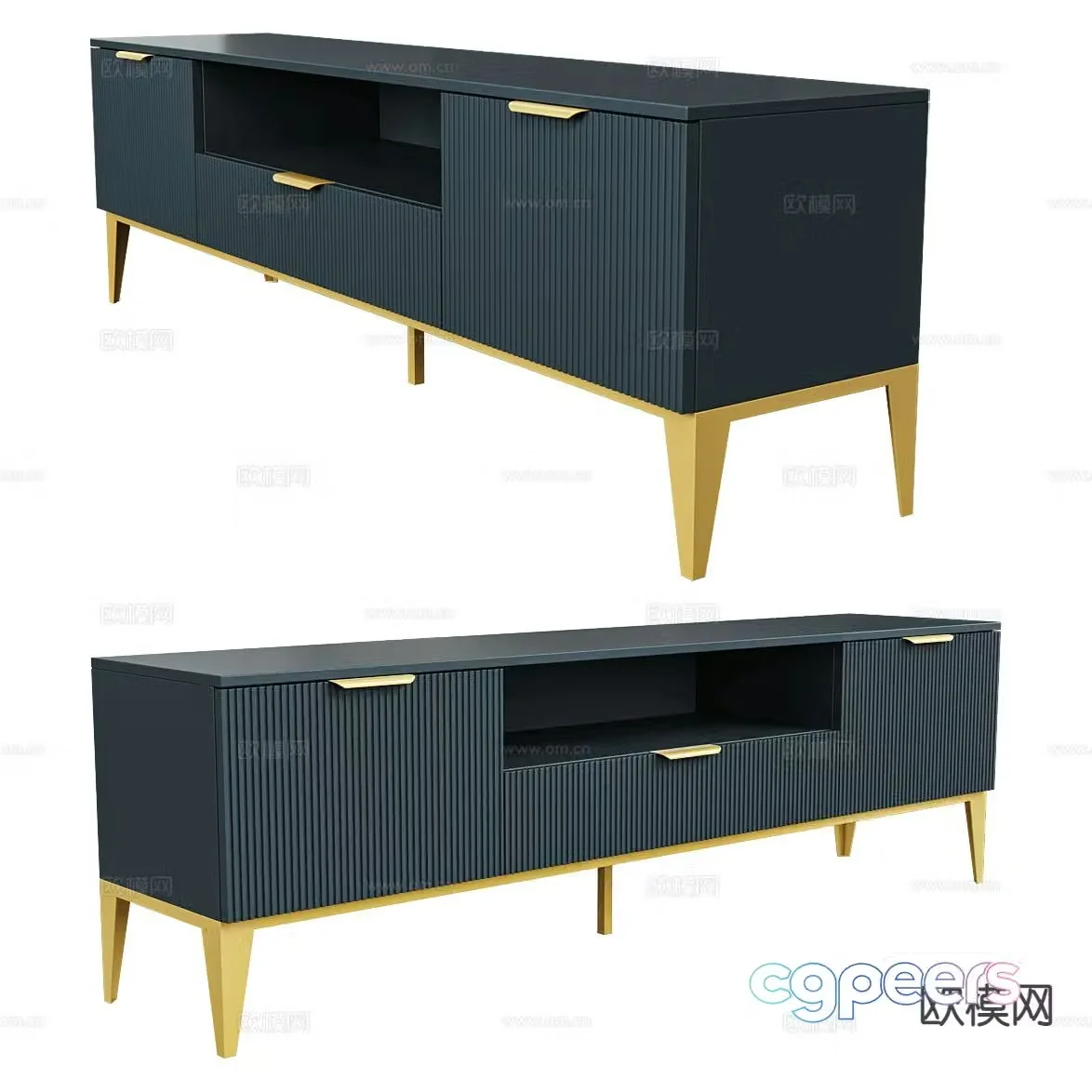 Mister TV cabinet 3d model