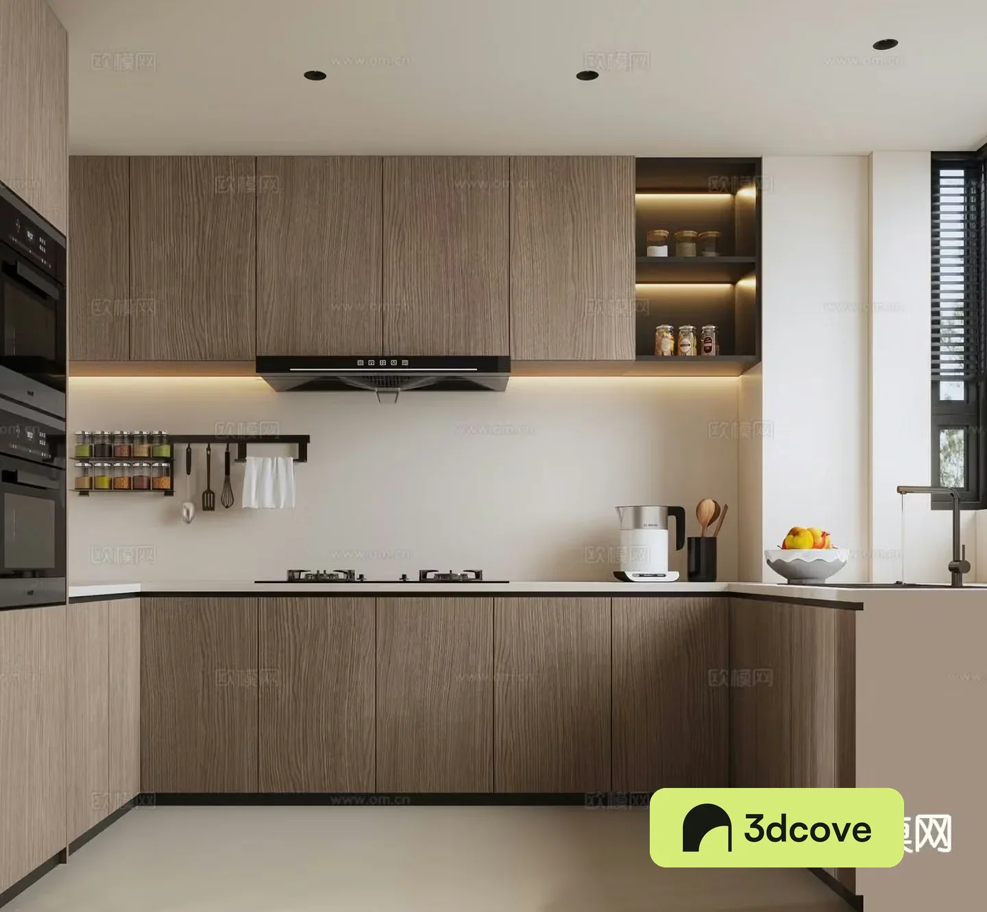 modern kitchen cabinet