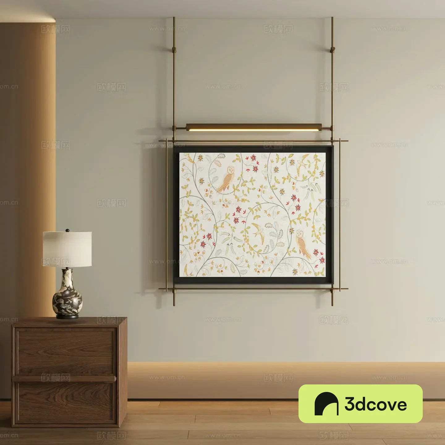 Modern boom decorative painting