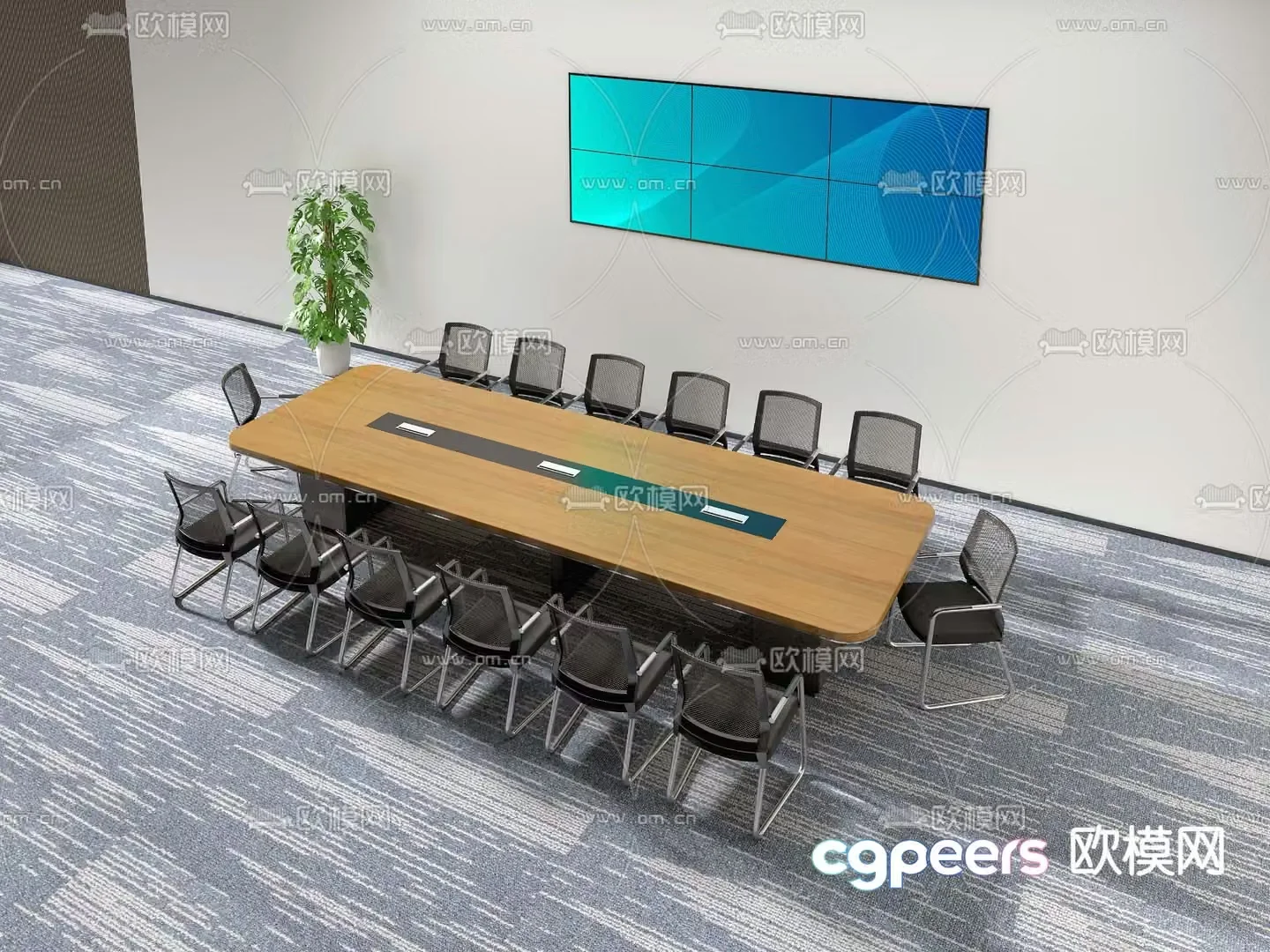 conference table conference table 3d model