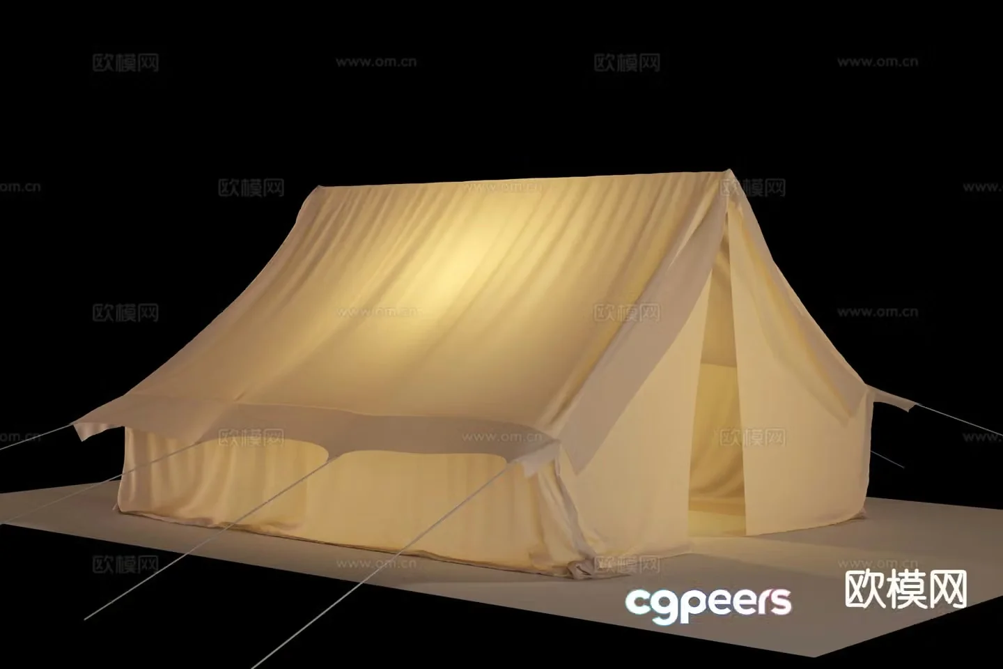 tent camping tent outdoor tent 3d model