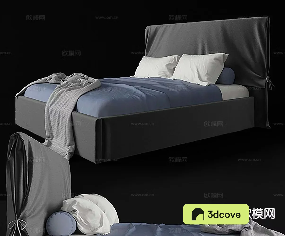 Modern double bed