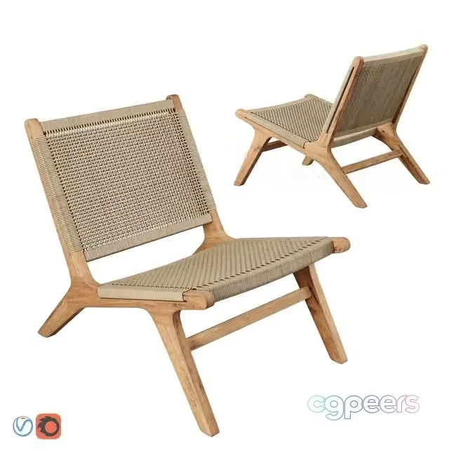 3ds Max Free – NAIROBI Garden Armchair No2 Woven