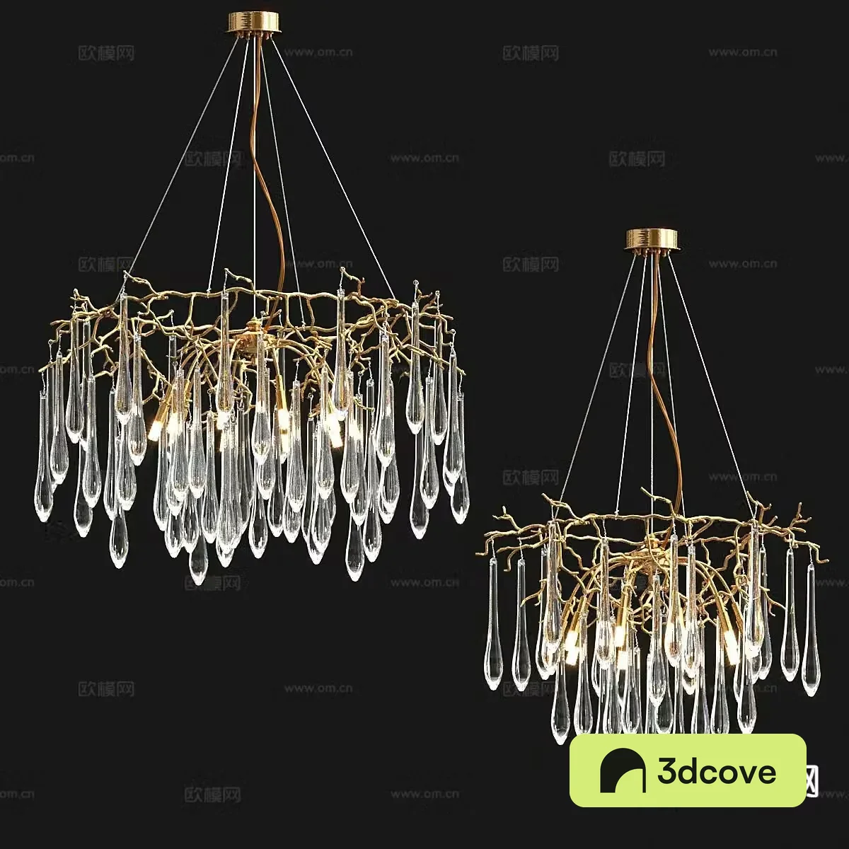 Light luxury chandelier crystal chandelier