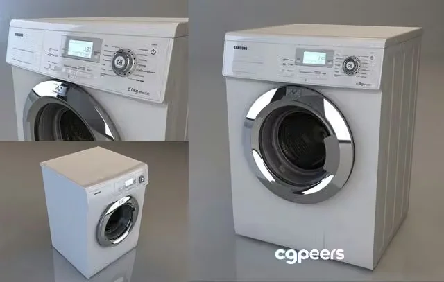 3ds Max Free – washing machine Samsung
