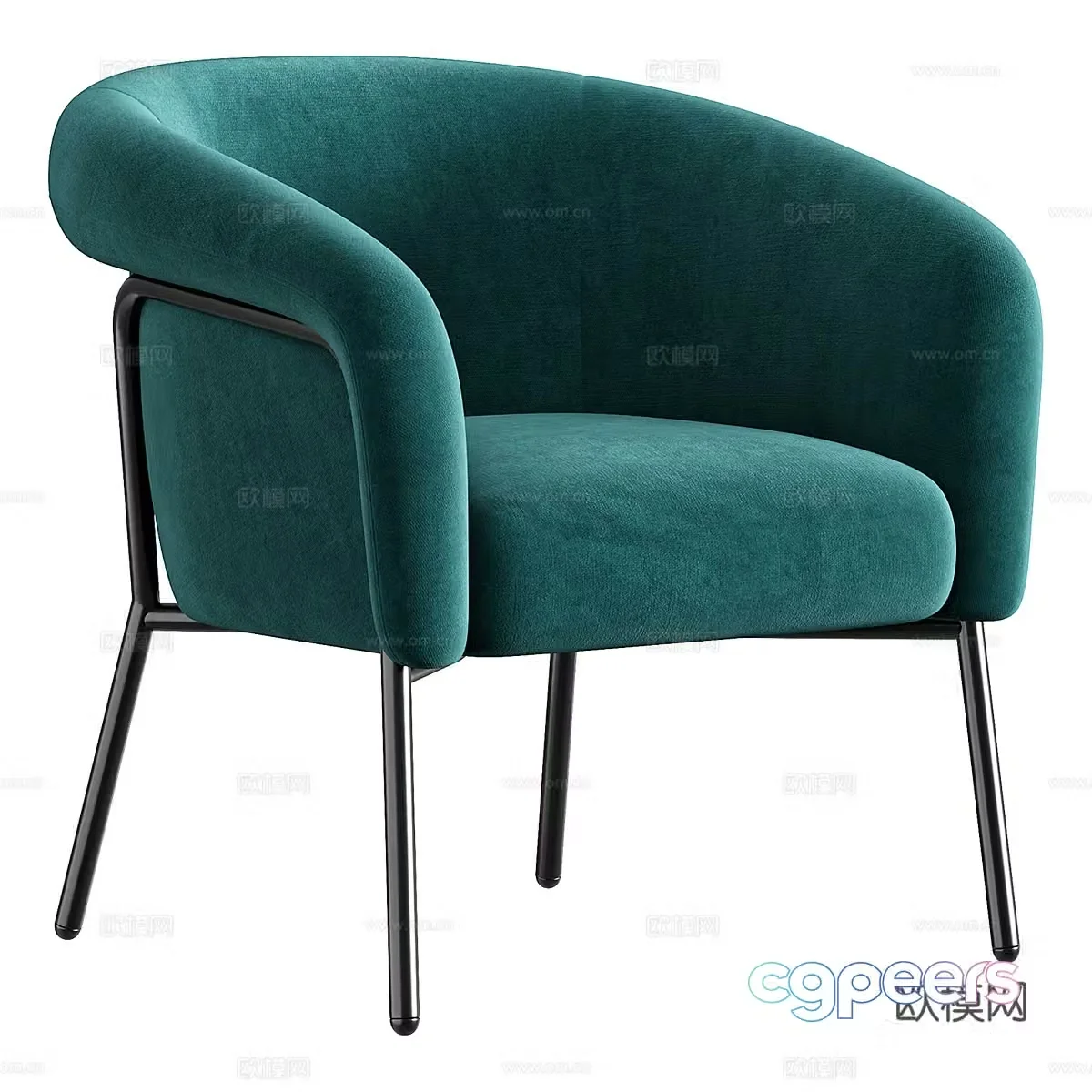 Modern Italian minimalist Kensol chair 3d model