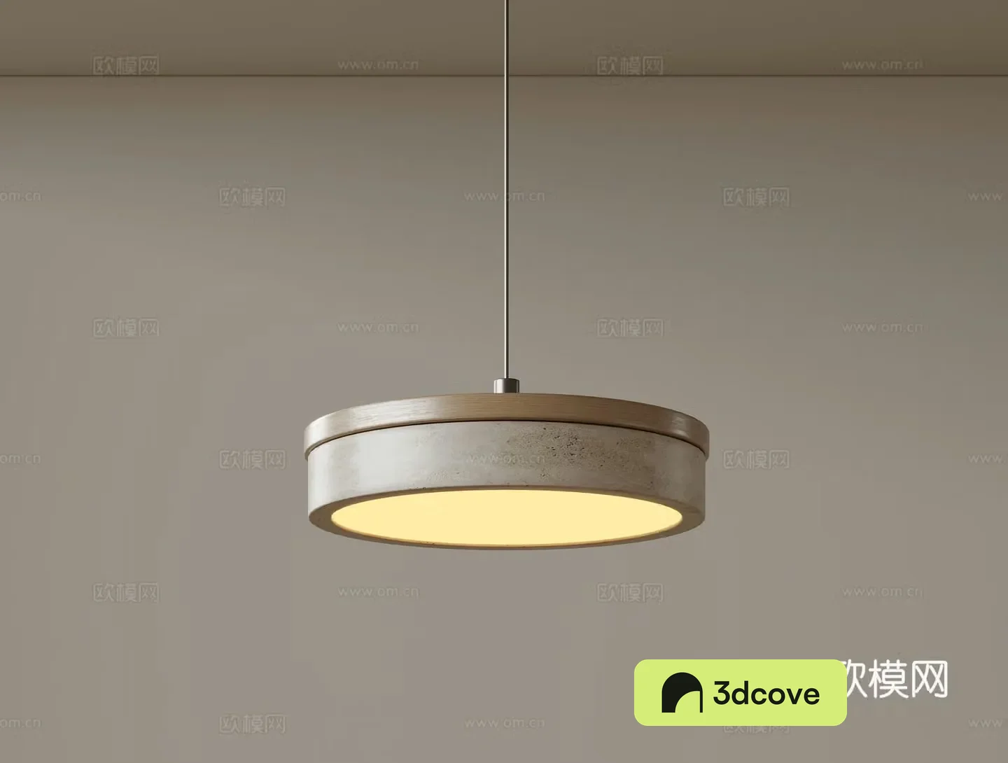 Modern single head chandelier bedside chandelier