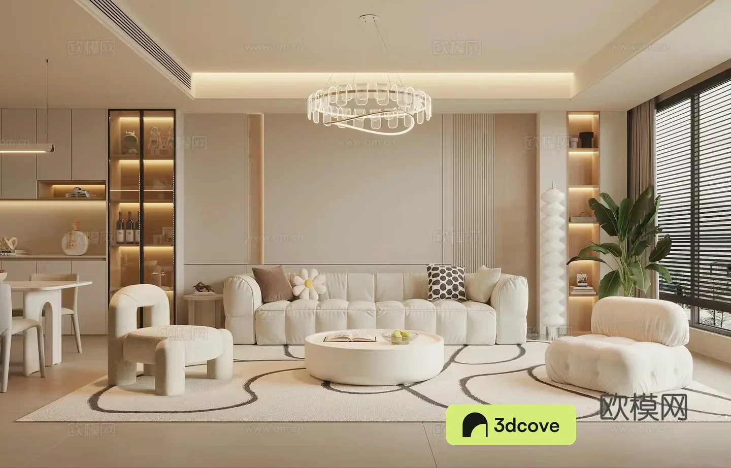 Modern Cream Style Restaurant