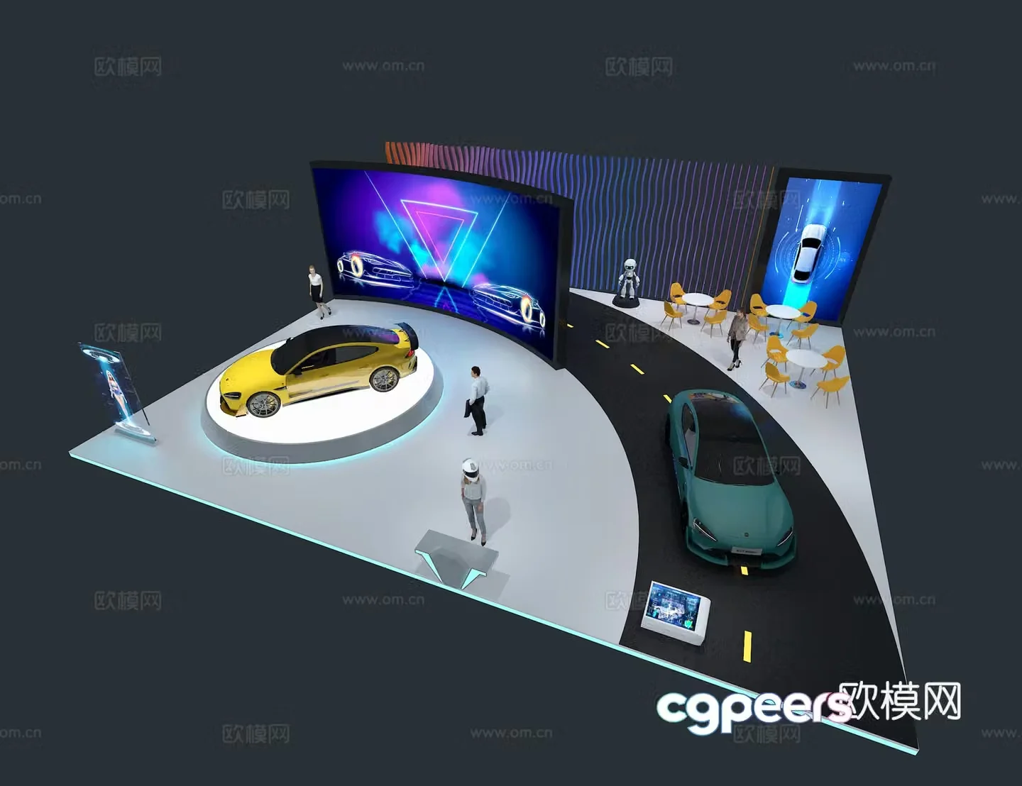 Auto Show 3D Model
