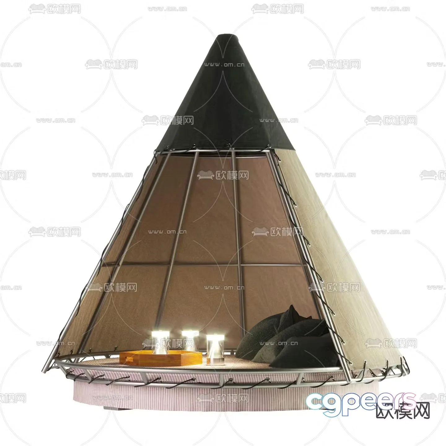 tent 3d model