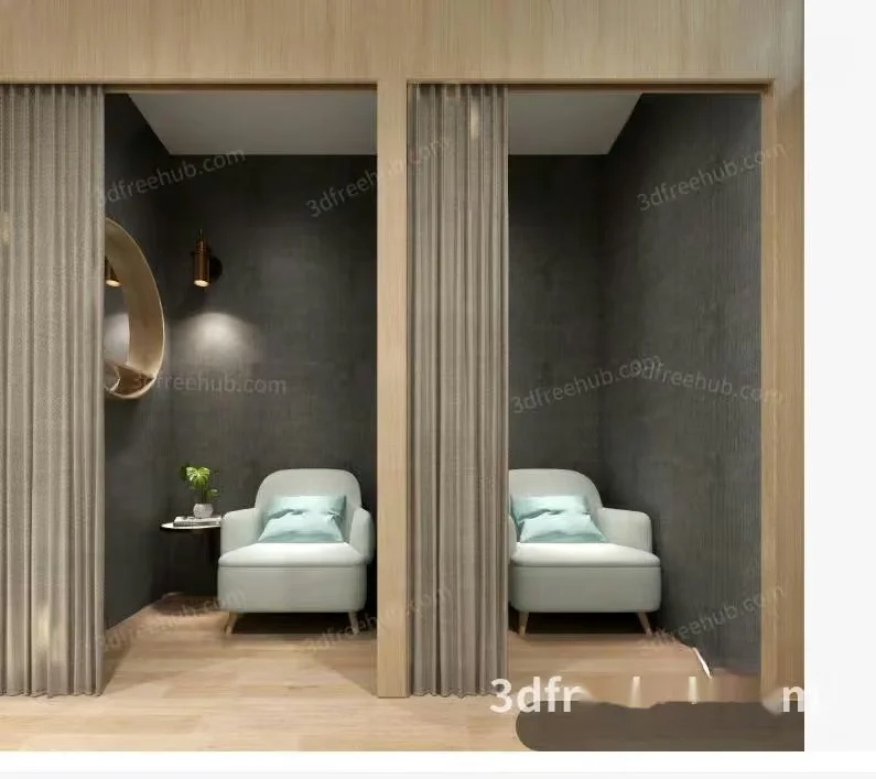 Modern Waiting Area 3D Model – 21864 – VRAY Render