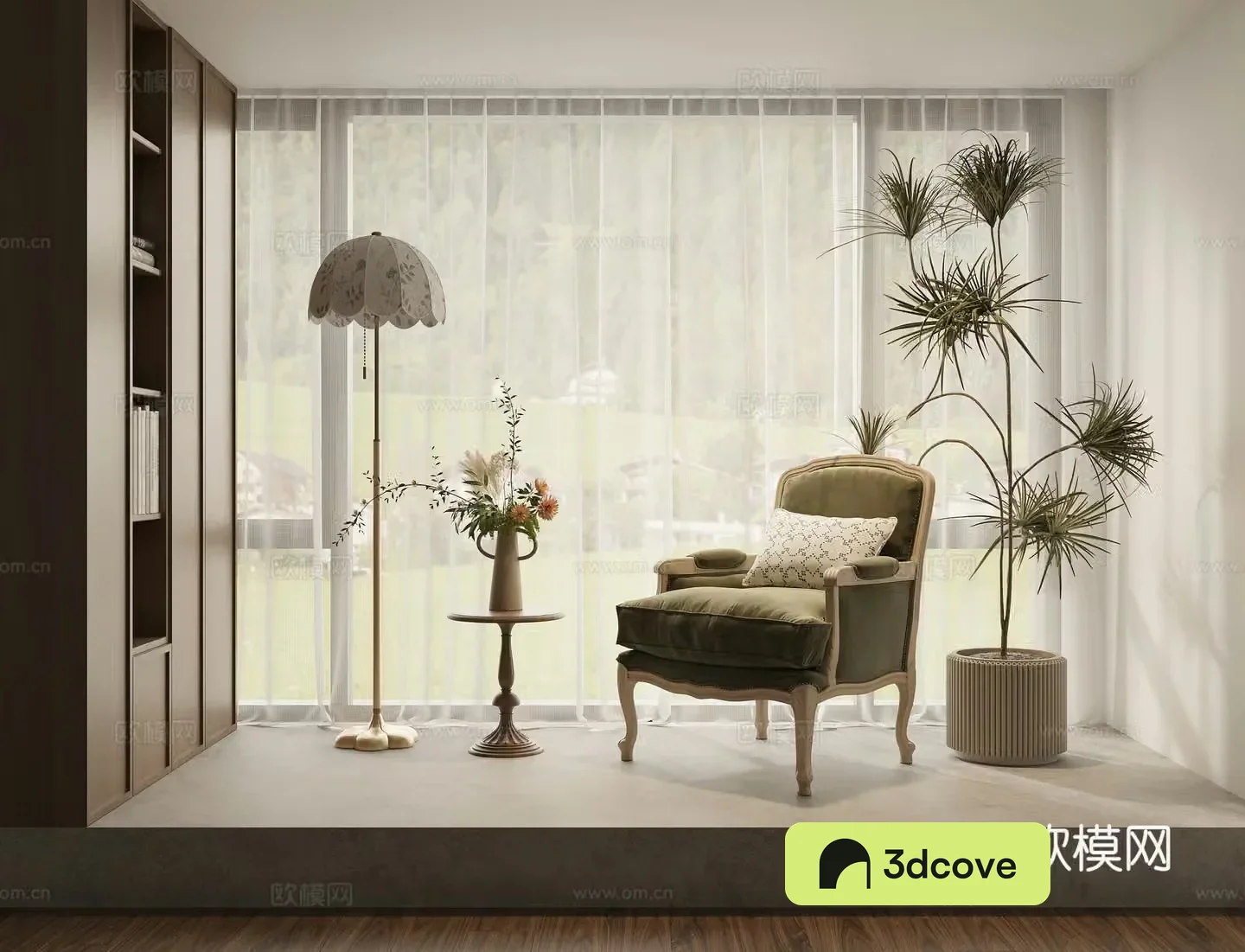 French lounge chair armchair