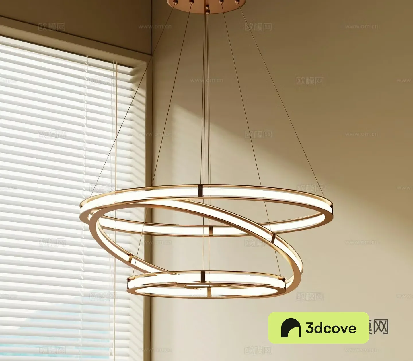 Modern chandelier