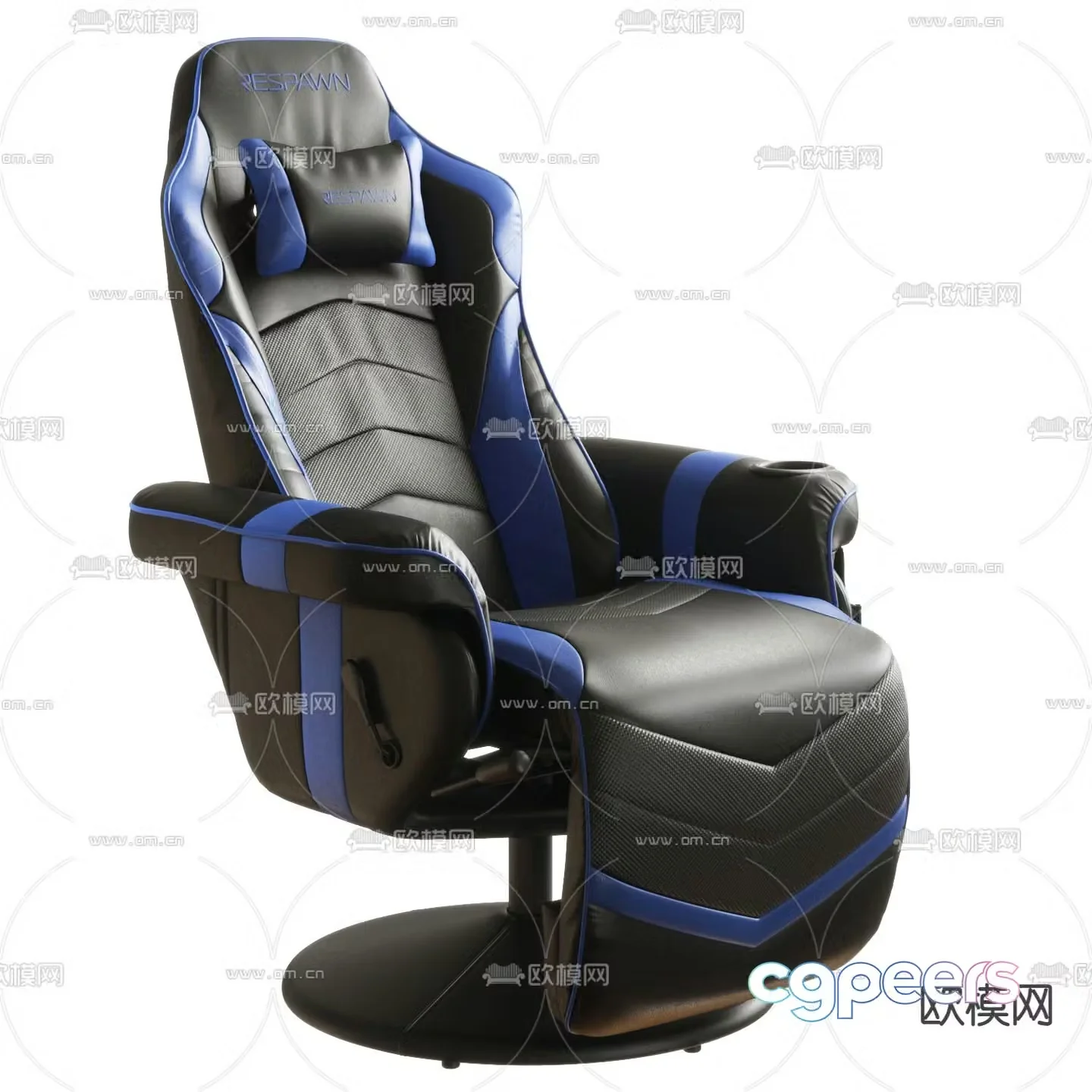 Modern gaming chair computer chair 3d model