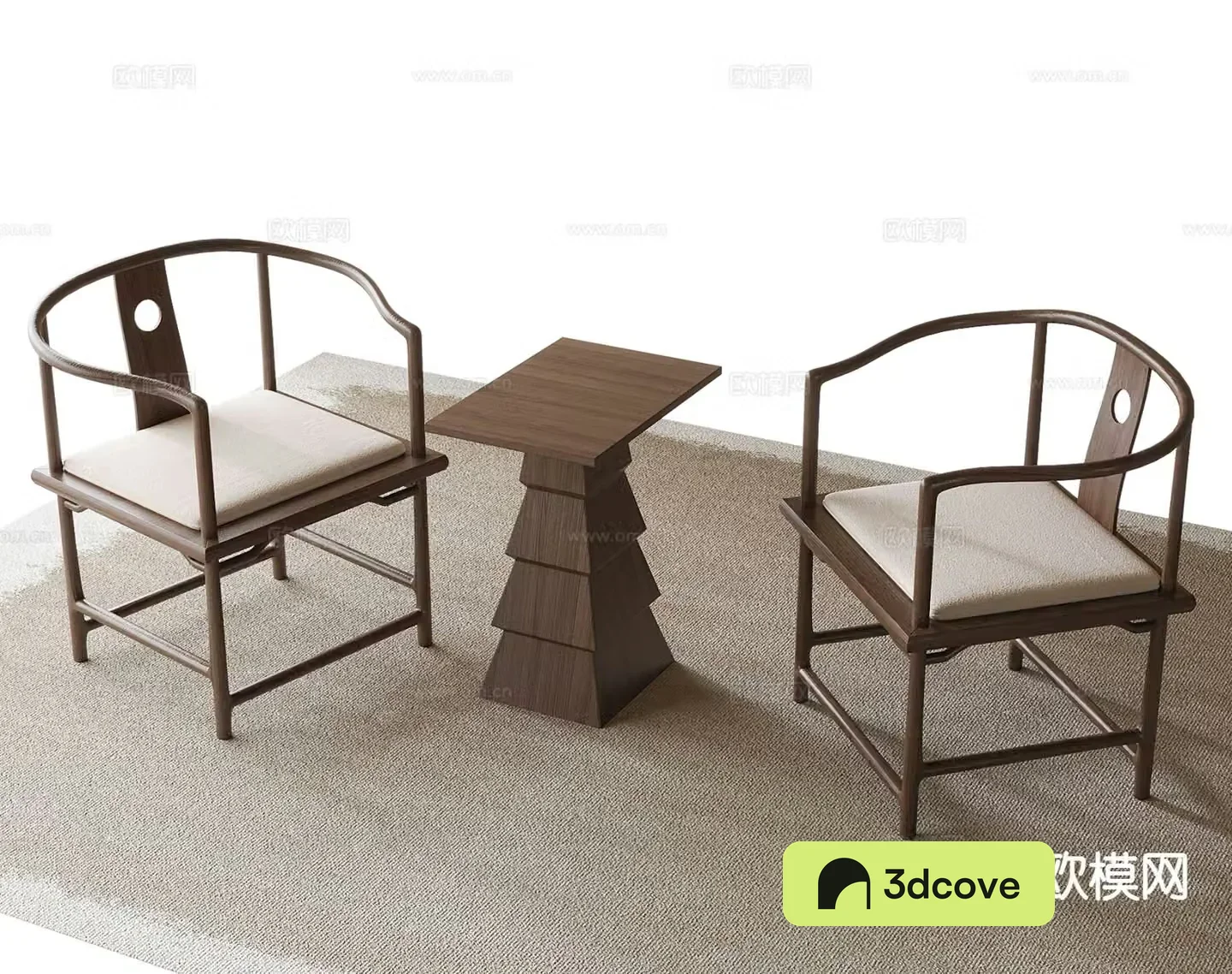 Chinese style negotiation tables and chairs leisure tables and chairs