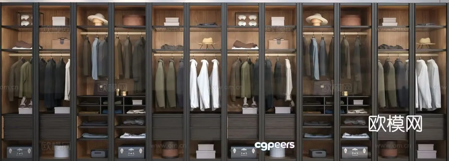 Wardrobe Clothing 3d Model