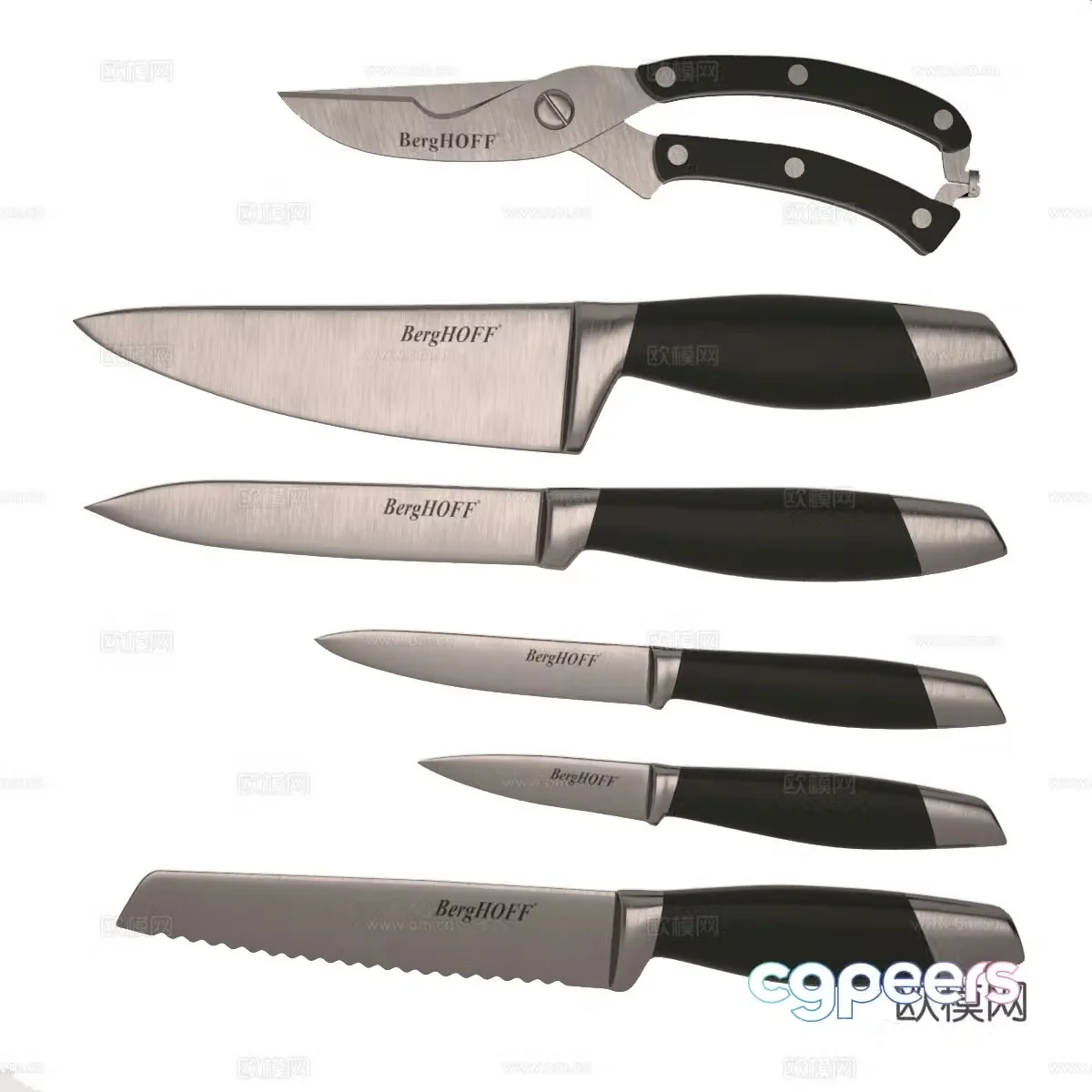 kitchen knife 3d model