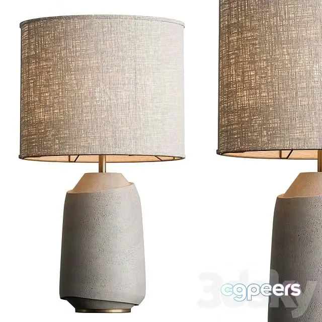 3ds Max Free – Vase Fabric Table Lamp 04