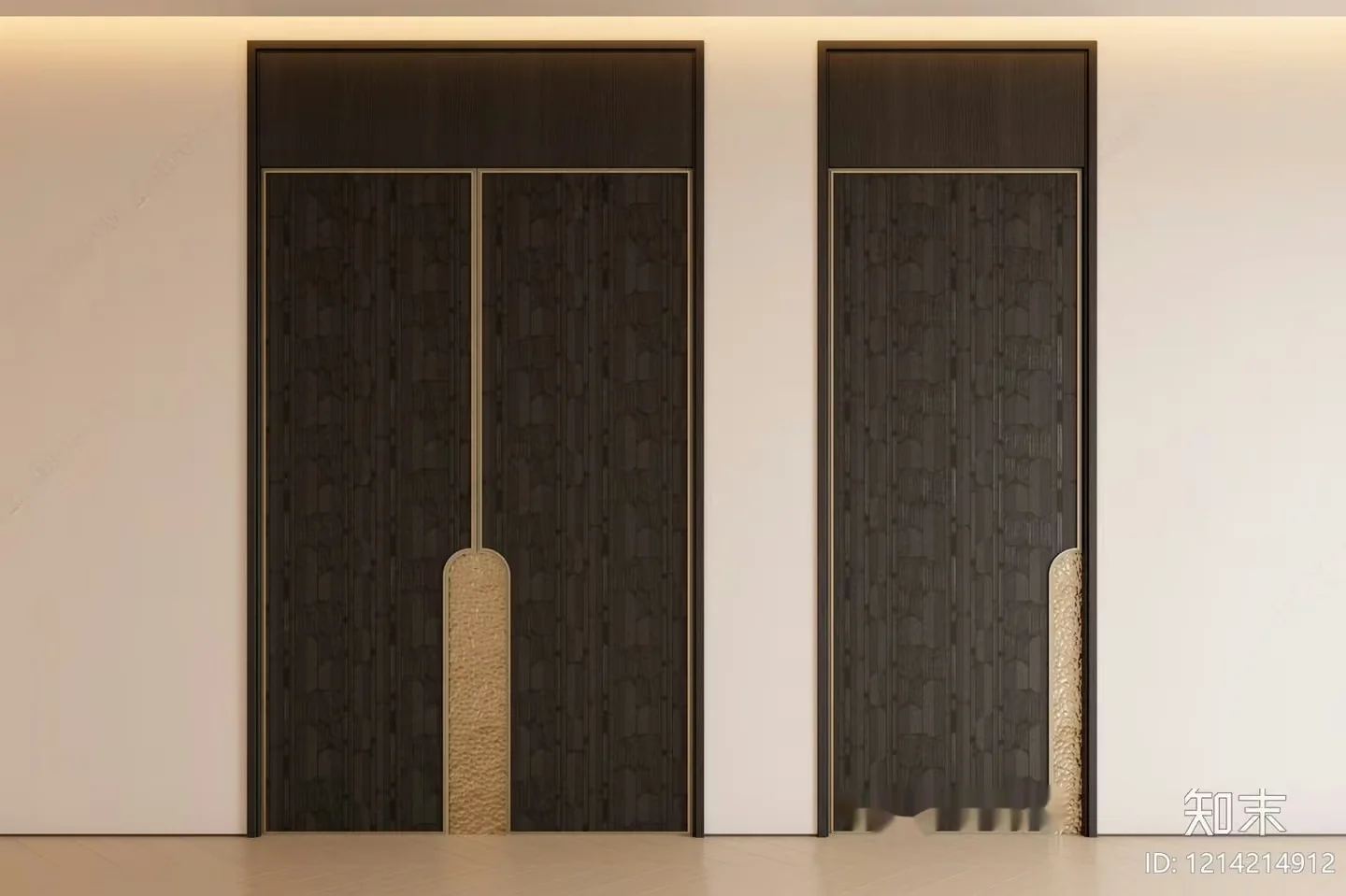 Modern Elevator Doors 3D Model – 17765 – VRAY Render
