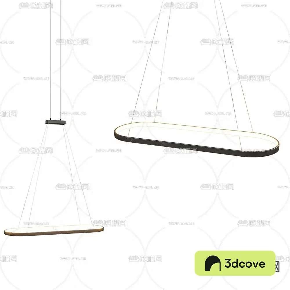 GLODE ring chandelier