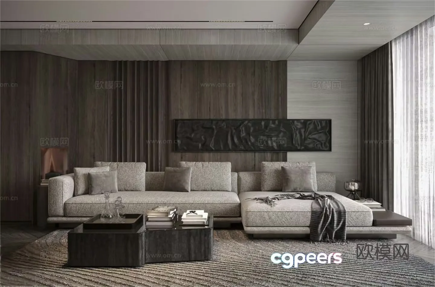 Italian living room 3d model