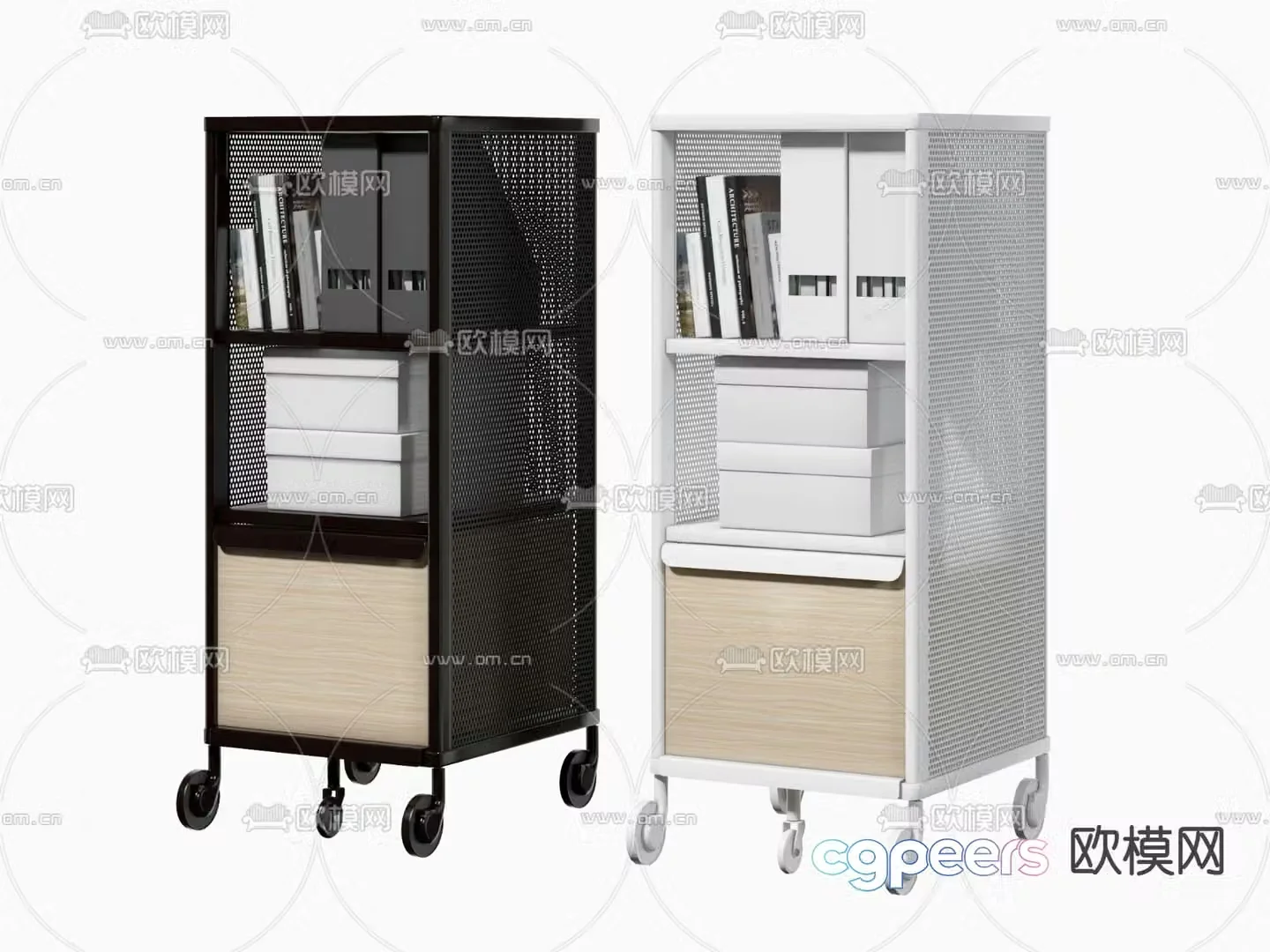 File cabinet office cabinet 3d model
