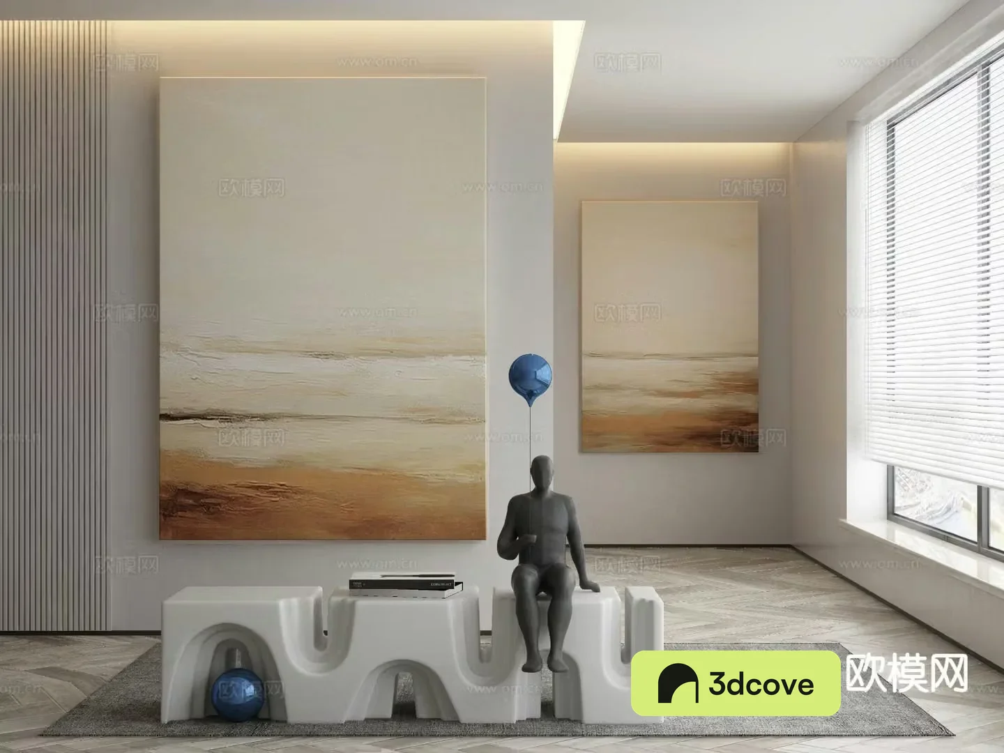 Modern decorative painting texture painting abstract painting