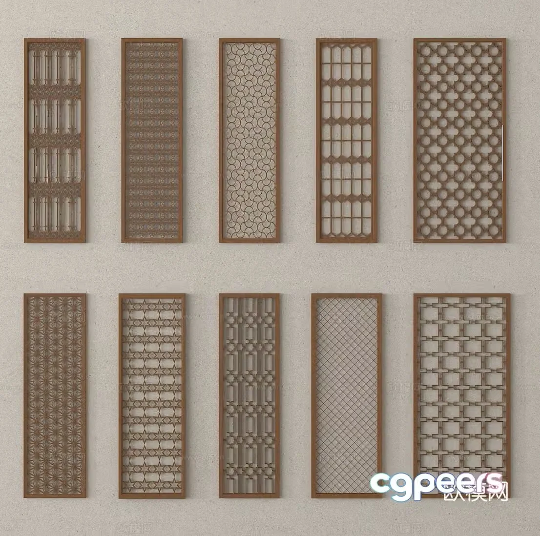 Partition Screen 3D Model